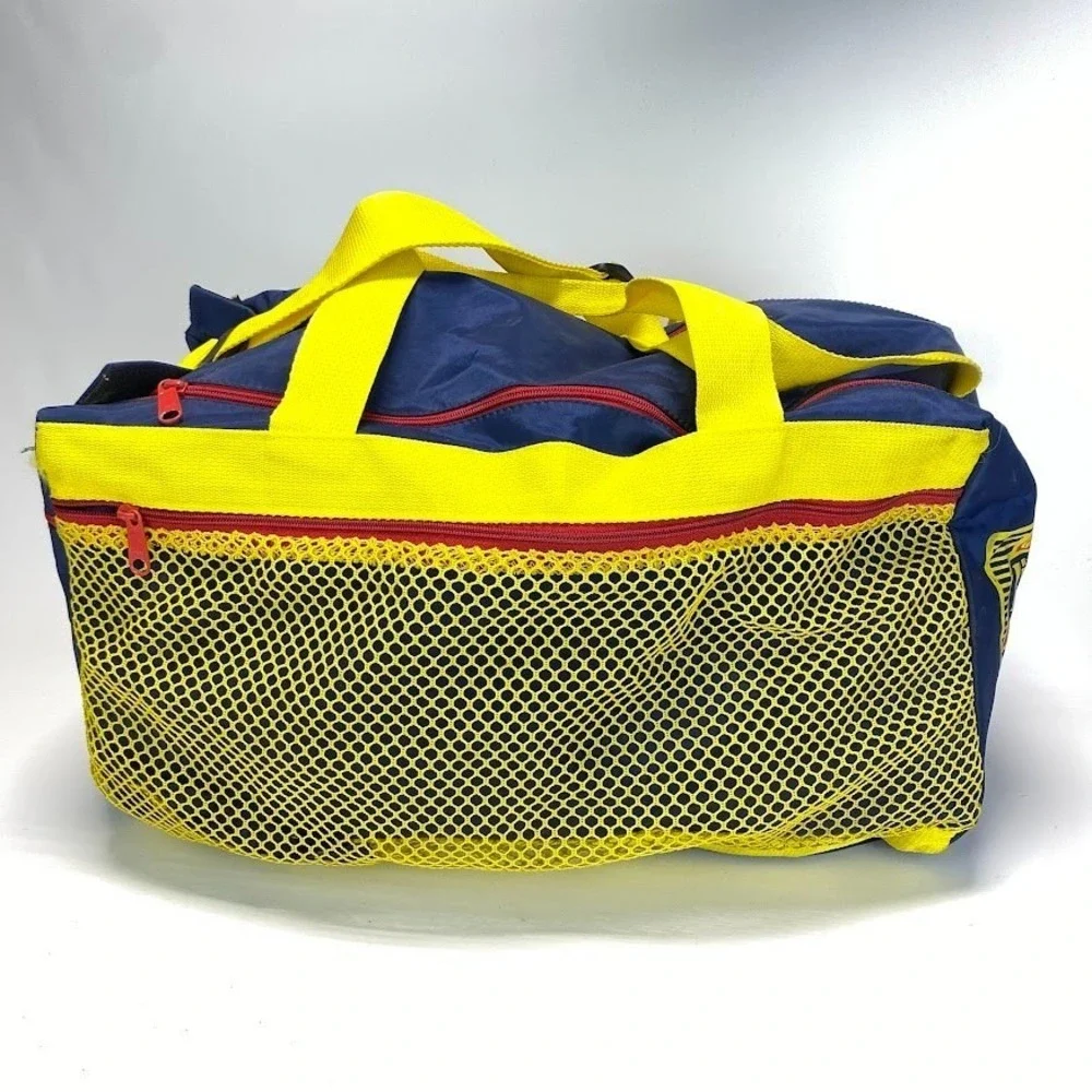 VTG WWF Gym Duffel Bag Original 80s World Wrestling Federation Miller Lite